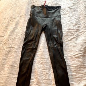 Spank Faux Leather Leggings